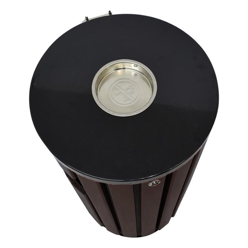TQ Papelera Park R 40L – Marrón oscuro
