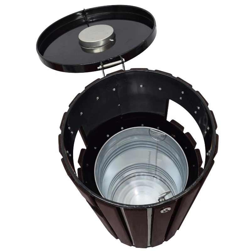 TQ Papelera Park R 40L – Marrón oscuro